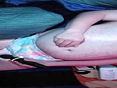 Baby pup prepares with diaper padding in this promo.