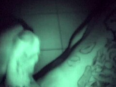 Late night tattooed stroke session