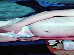 Baby pup prepares with diaper padding in this promo.