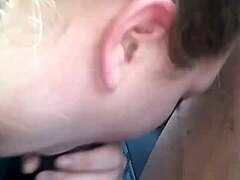 Sloppy Blowjob In Public!