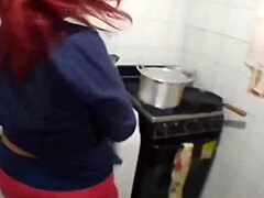 madura bbw says lick my fat ass in the kitchen