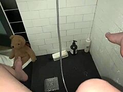 Arab Teen Snowwhite Masturbates Tight Pussy in Shower