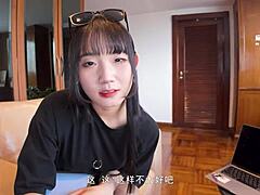 Modelmedia Asia Features Cute Asian With Small Tits And Long Hair In Missionary Cowgirl Riding Sex After Blowjob.