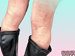 I Masturbating In Miniskirt Boots.