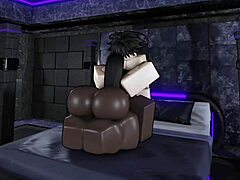 Cute Robloxian Slut Performs Deepthroat, Anal, Blowjob, And Riding On Big Ass In Condo Creampie