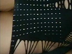 My wife in sexy lingerie begs for cum inside