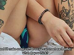 convinced a horny girl at the condo pool to come over for coffee, but really wanted to fuck her