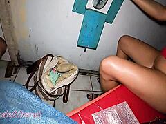 Glory-Hole Swing Fucking with Strangers, No Condom, Wow!
