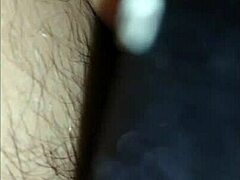 My wife in sexy lingerie begs for cum inside