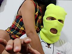 Sex-addicted neighbor cums inside me, she's crazy in bed 😈