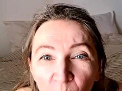 Oh man, that surprise visit turned into shocking sex bond with my step mom-in-law... missionary and riding her mature tits homemade.