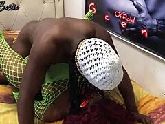 rough-hard and fast black couple fucking-amateurs pornography