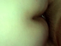 girlfriend begs for deep anal creampie?