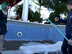 Pool Man Fucks Hardcore Fast!