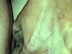 dripping cum creampie from her milf pussy after intense ass ripping