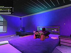 In Roblox studio, fucking blonde bimbo doggystyle. Rough with monster cock!