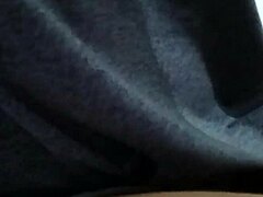 Young woman touches herself horny