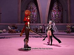 गॉथिक विच शैतानी ललच को विशाल लंड ब्लोजॉब और कम निगलने से मुक्त करती है गॉथ 3डी गेम में!