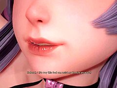 गॉथिक विच शैतानी ललच को विशाल लंड ब्लोजॉब और कम निगलने से मुक्त करती है गॉथ 3डी गेम में!