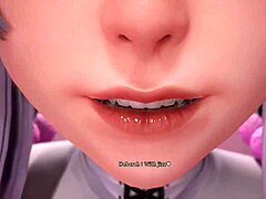 गॉथिक विच शैतानी ललच को विशाल लंड ब्लोजॉब और कम निगलने से मुक्त करती है गॉथ 3डी गेम में!