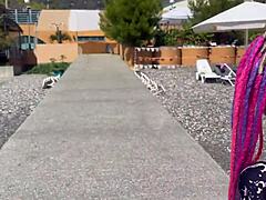 We Film a Crazy Vacation Video with Hard Spanking on Beautiful Brunette Teen Covered in Cum!