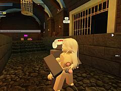 Blonde RIDES deepthroat in anal sex