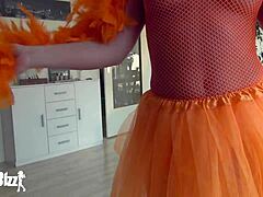 Bad ass kingsday slut takes bbc cum