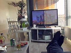 Bad ass kingsday slut takes bbc cum