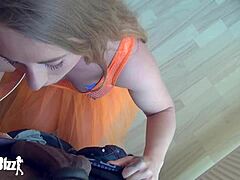 Bad ass kingsday slut takes bbc cum