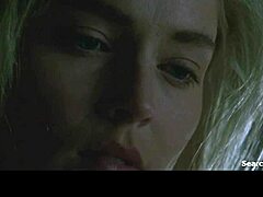 sharon stone gives topless blowjob and handjob in sliver 1993