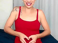 She says, 'Kiss me' in this romantic scene