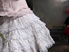 Cindy and Tanya lap juicy twats in heels