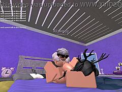 Why is this rich slut getting pounded by a Roblox fan?