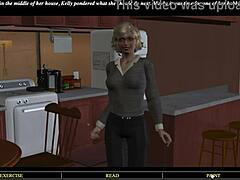 in this game, kelly chooses the solo friend ending with toys and masturbation