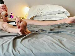 Amateur Uses Vibrating Blowjob Toy For Long Masturbation And Prostate Stimulation