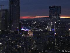 blackedraw hotwife savvy gets piped down hard by thick bbc in lingerie creampie