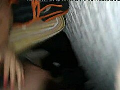 sneaking my cock into girlfriend mandy's mouth for a deepthroat blowjob