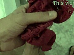Omg, caught my 18 yr old stepson with my dirty panties, masturbaing!