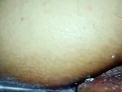 oh yeah, arab couple's hardcore assfucking ends with creampie! she loves it