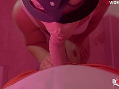 Did she swallow after deepthroat?