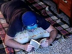 roberta teases with her stinky feet 😏