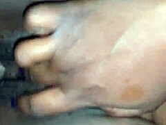 The chubby ebony woman enjoys a creampie.