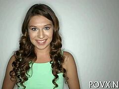 She licks balls before rough pov fucking her moist ass