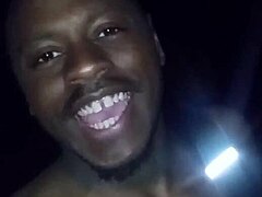 Privately Flashing Natural Tits on a Warm 70-Degree Night Under the Moonlight