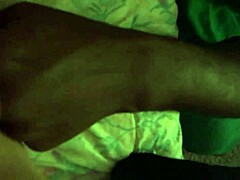 Skinny Girl's Pussy Trimmed In This Video Clip