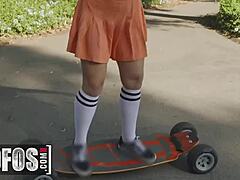 Sophia Burns Exposes Ass for Charles Dera