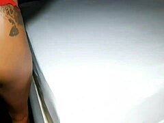 Tattooed Latina Babe Records Anal