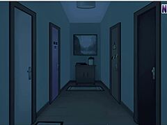 House Chores With Maid In Cartoon Style.