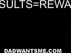 Hot big ass teen stepdaughter Lily Lou seduces stepdad Bobby Beefcakes after workout in pov