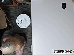 Police gang bang intrigue in first-time attempted theft with petite teen uniform group banging